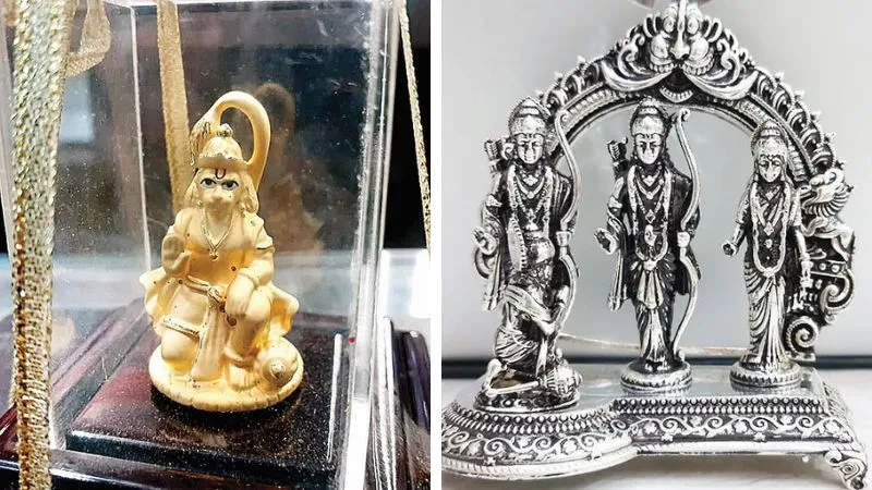 Kanpur News: चांदी का राम दरबार, सोने के वीर हनुमान; प्राण प्रतिष्ठा के मौके पर बाजार हुए गुलजार....ग्राहकों की भीड़