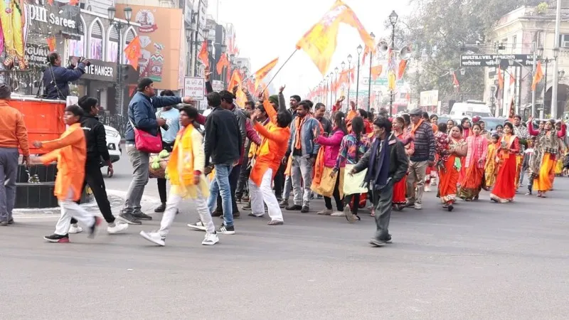 रामलला के प्राण प्रतिष्ठा को लेकर राममय हुआ लखनऊ, भंडारे-शोभा यात्रा का आयोजन (3)