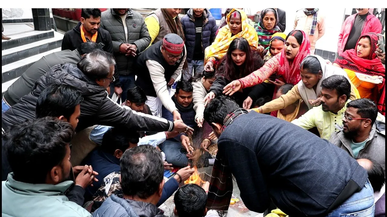 लखनऊ: राम लला की प्राण प्रतिष्ठा को लेकर AAP ने किया हवन-पूजन, बताया खुशी और उत्साह का पल 