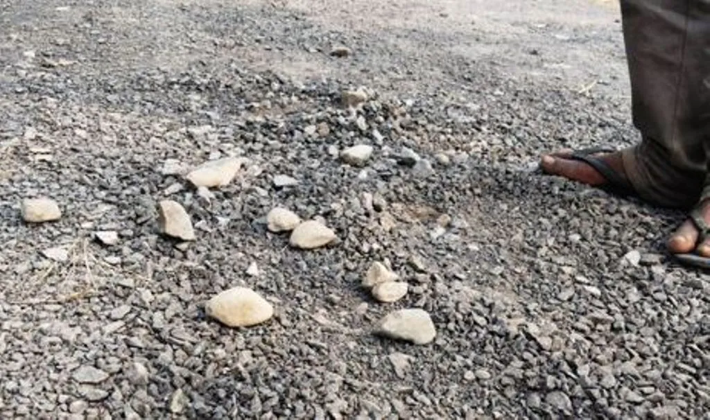 लखीमपुर-खीरी: अब बेहजम-कैमासुर संपर्क मार्ग निर्माण के 15 दिन बाद ही उखड़ा, वीडियो वायरल होने के बाद मची खलबली 