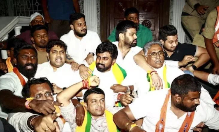 'कांग्रेस समर्थकों ने 'पाकिस्तान जिंदाबाद' के  लगाए नारे', भाजपा ने की कार्रवाई की मांग 