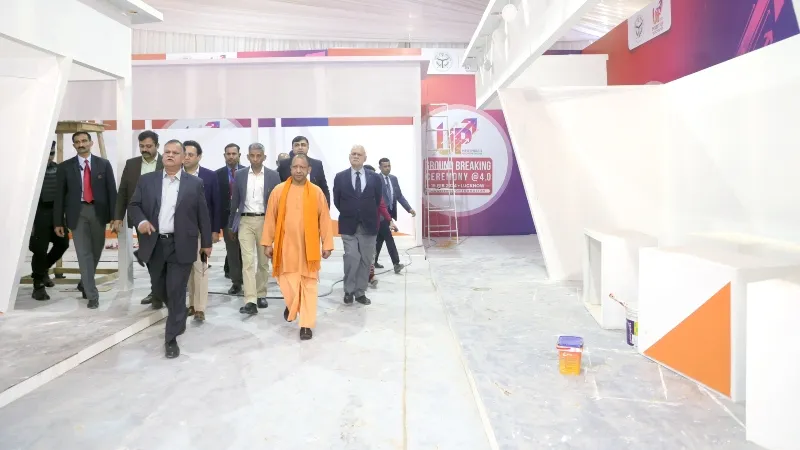 GBC-4.0 Video : सीएम योगी ने कार्यक्रम के आयोजन की देखीं तैयारियां, अधिकारियों को दिए दिशा-निर्देश