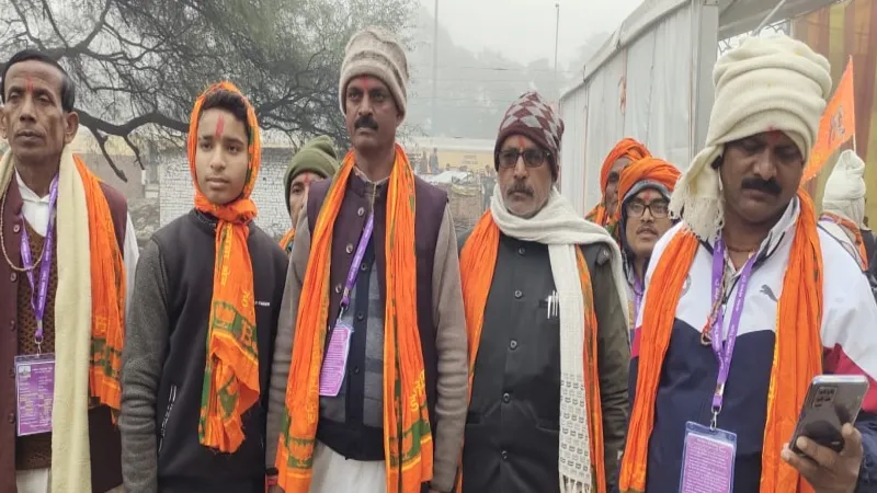 अयोध्या पहुंचे बिहार के राम भक्त, कहा- एक ही नारा एक ही नाम, जय श्री राम जय श्री राम 