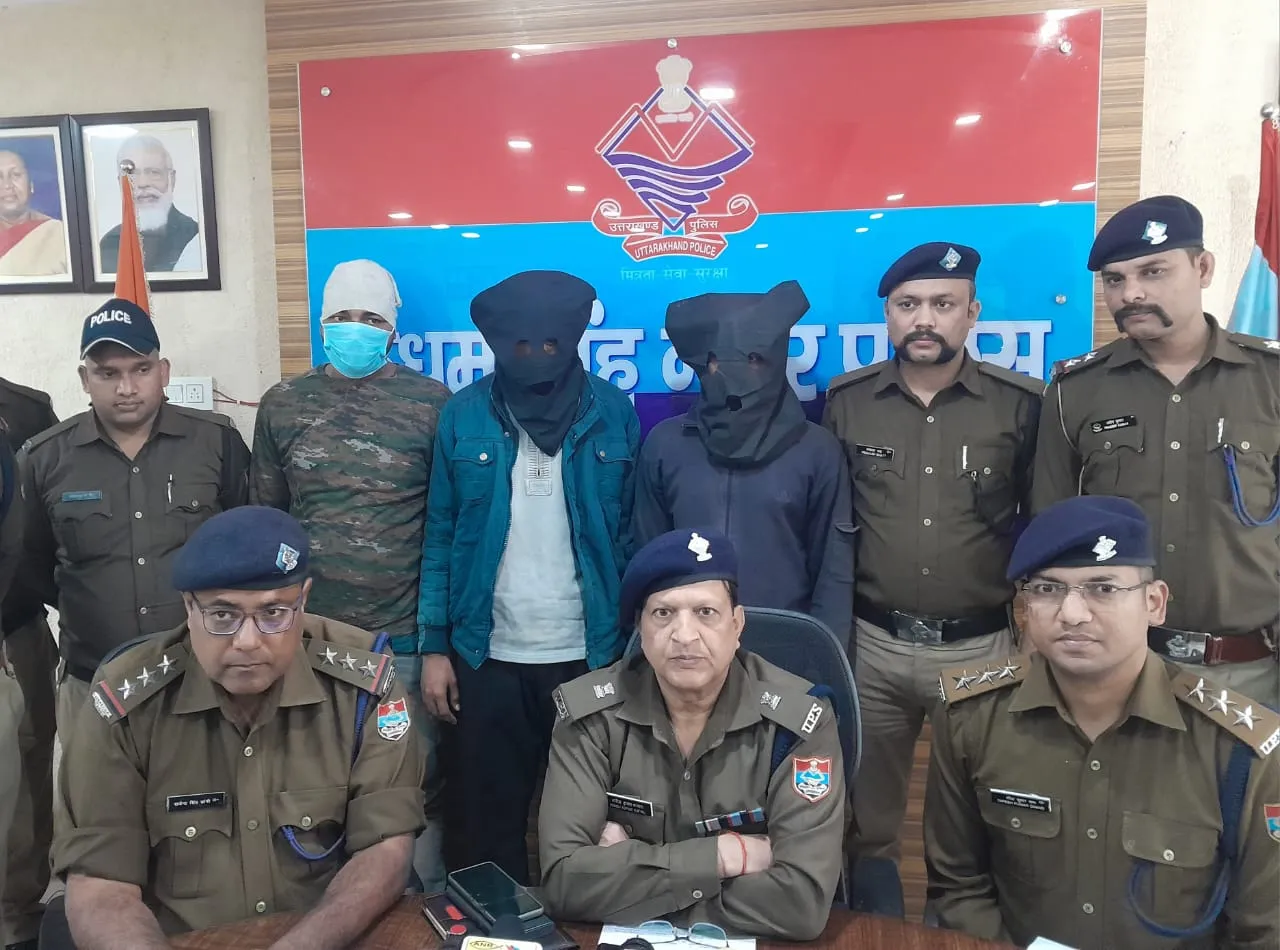 रुद्रपुर: पंतनगर पुलिस ने दबोचे आठ बाइकों के साथ तीन चोर