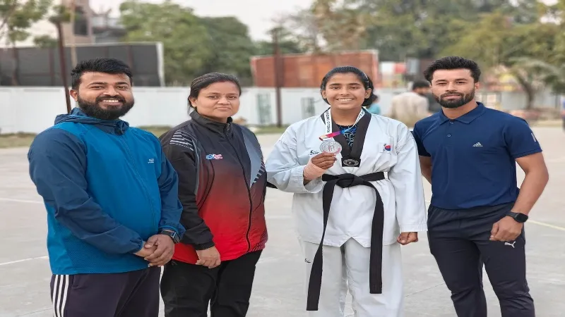 खेलो इंडिया: बहराइच की नव्या ने प्रदेश के लिए जीता रजत पदक, यूपी का रोशन किया नाम 