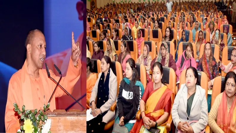 गोरखपुर में सीएम योगी ने किया लाभार्थियों से संवाद, कहा-महिला आत्मनिर्भर तो समाज स्वतः होगा सशक्त 