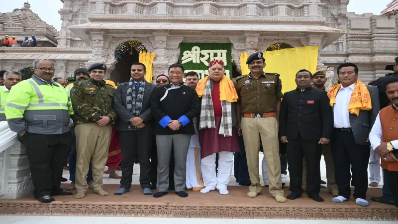 अरुणाचल CM ने किया रामलला का दर्शन, हुआ भव्य स्वागत  