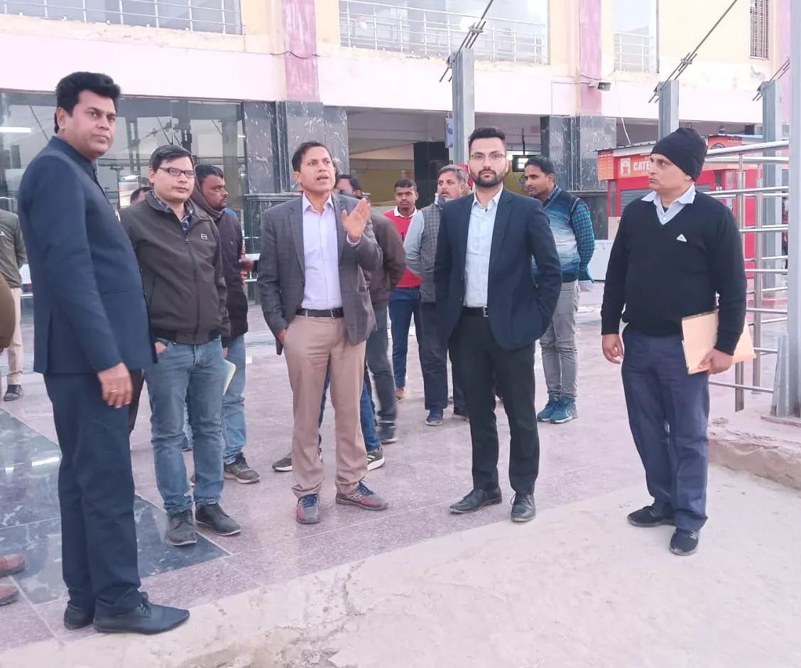 मौनी अमावस्या की तैयारियों को लेकर एडीआरएम ने स्टेशनों का लिया जायजा