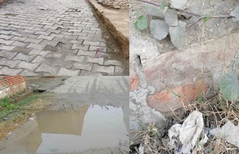 Bareilly News: कागजों में मजबूत... मौके पर एक साल में ही धंस गई सड़कें, गुणवत्ता पर नहीं दिया ध्यान