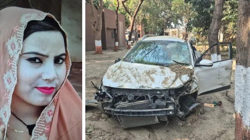 Etawah: वाहन की टक्कर से कार पेड़ से टकराई...महिला की मौत व पांच घायल, परिजनों में मची चीख-पुकार