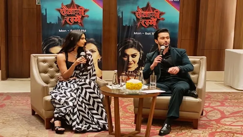 लखनऊ: शो 'शैतानी रस्में' के अभिनेता विभव रॉय और नकियाह हाजी पहुंचे 'नवाबों के शहर, जानें क्या कहा.. 