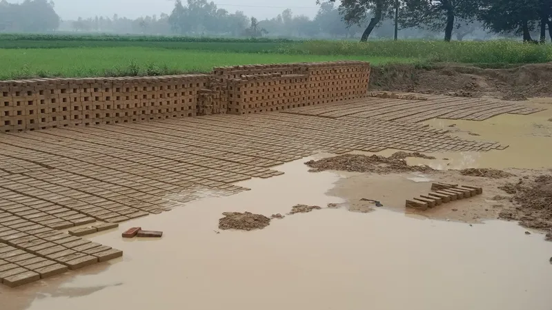 अमेठी: बेमौसम बारिश ने ईंट भट्ठा संचालकों की तोड़ी कमर, लाखों का हुआ नुकसान 