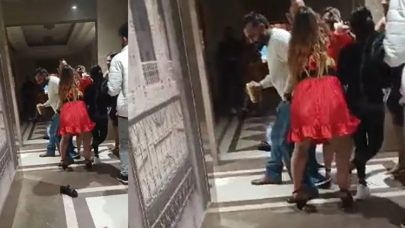 दारू, डांस और पार्टी के बाद लड़कियों की वार, वीडियो में देखें कैसे युवतियों के बीच चले लात घूंसे 