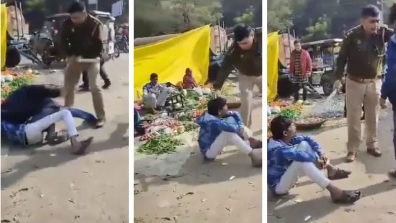 Kanpur: अरे दरोगा साहब! ऐसी भी क्या गलती हो गई, थोड़ा तो रहम करो...युवकों को गिराकर लाठी से पीटा, देखें- VIDEO 