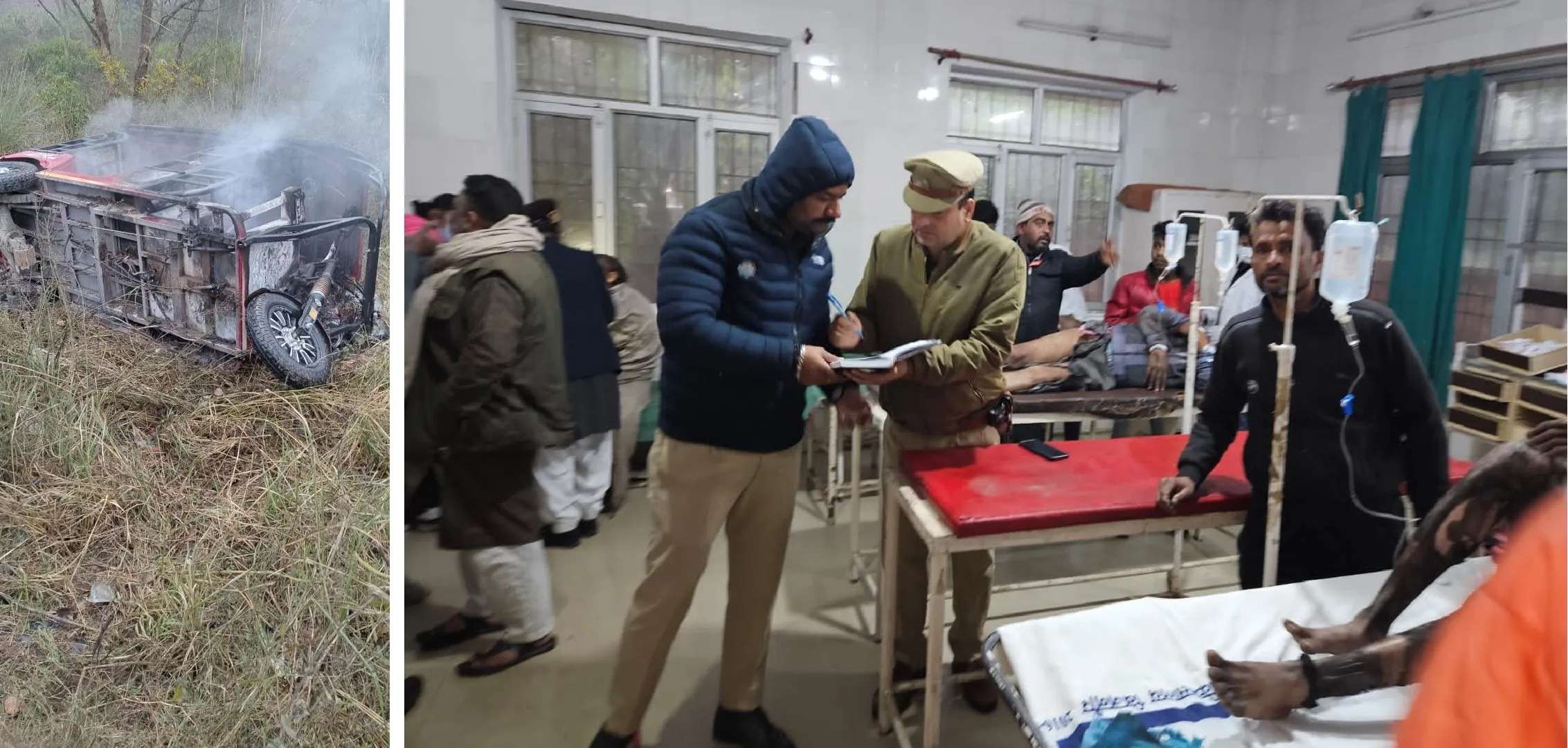 बिजनौर: ई-रिक्शा का बैटरी फटने से महिला समेत पांच लोग झुलसे