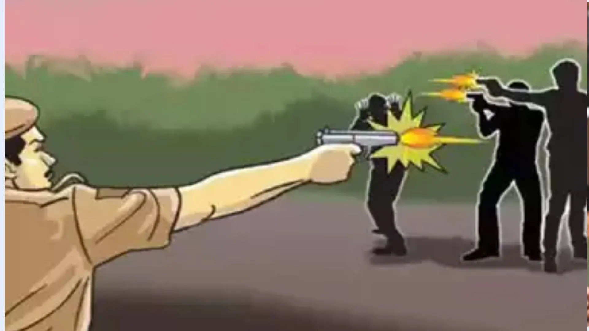 आगरा: लूट को अंजाम देने वाले बदमाशों के साथ पुलिस की मुठभेड़, तीन गिरफ्तार