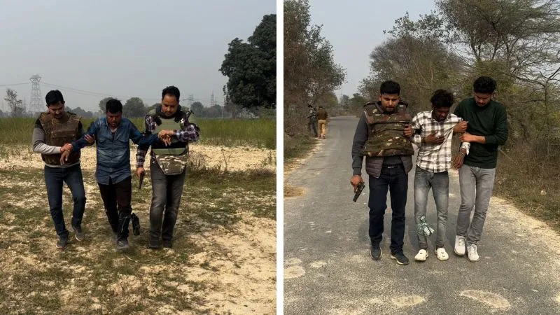  Kannauj Crime: पुलिस-बदमाशों के बीच मुठभेड़... दो के पैर में लगी गोली, दो अन्य साथी भी हुए गिरफ्तार
