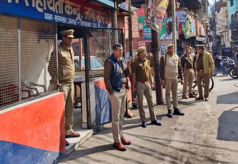 मुरादाबाद: ज्ञानवापी प्रकरण के बाद जुमा की नमाज को लेकर पुलिस अलर्ट, जामा मस्जिद में फोर्स तैनात