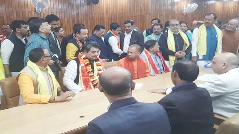 राज्यसभा चुनाव: बीजेपी के 7 प्रत्याशियों ने भरा नामांकन, सीएम योगी समेत दोनों डिप्टी सीएम रहे मौजूद, जानिये नाम...