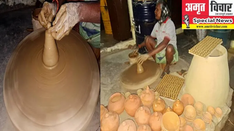 Video: बतसियों की रोशनी से जगमग होगी शब-ए-रात, तेजी से घूमने लगे कुम्हारों के चाक