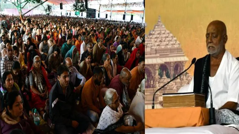 एक रात में पलट गया था राम जन्मभूमि का इतिहास: मुरारी बापू