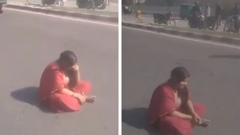 UP: हैलो पुलिस...एक महिला बीच हाईवे पर आत्महत्या करने के लिए बैठी... खाकी के पहुंचते ही हुआ ये, जानिए पूरा मामला, देखें- VIDEO