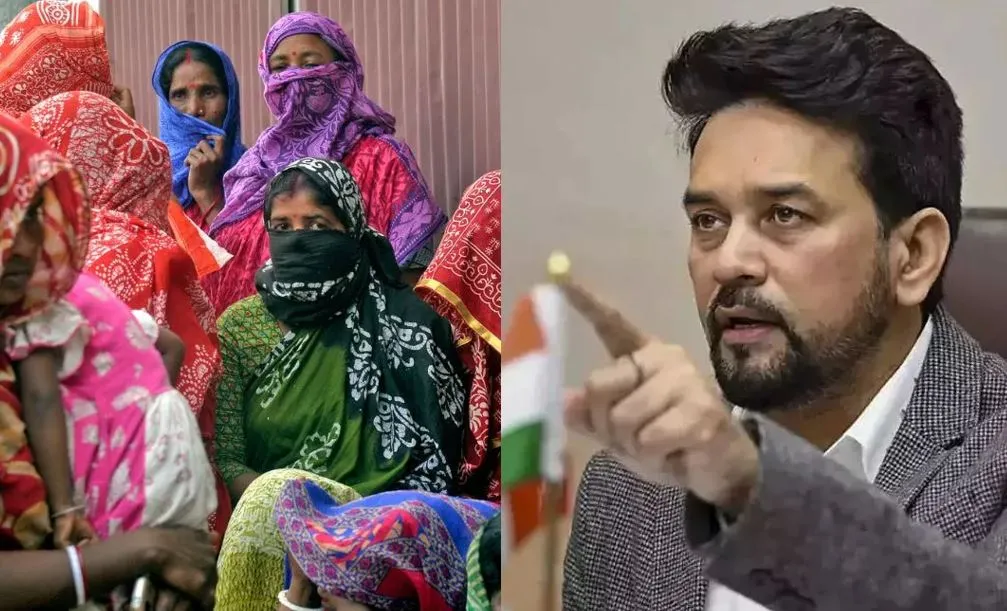 अनुराग ठाकुर ने संदेशखाली मुद्दे को लेकर टीएमसी सरकार पर साधा निशाना, कहा- अगर एक महिला मुख्यमंत्री के शासन में महिलाएं... 