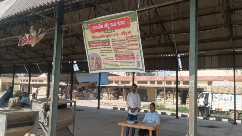 गेहूं खरीद के पहले दिन गोंडा में क्रय केंद्र पर दिखा सन्नाटा, नहीं पहुंचा एक भी किसान 