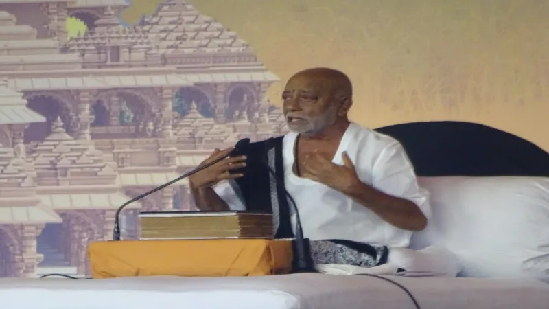 अयोध्या में मुरारी बापू ने बताई प्रेरणादायक बात, बोले-राम सबके प्रिय हैं, इसलिए ईष्ट हैं
