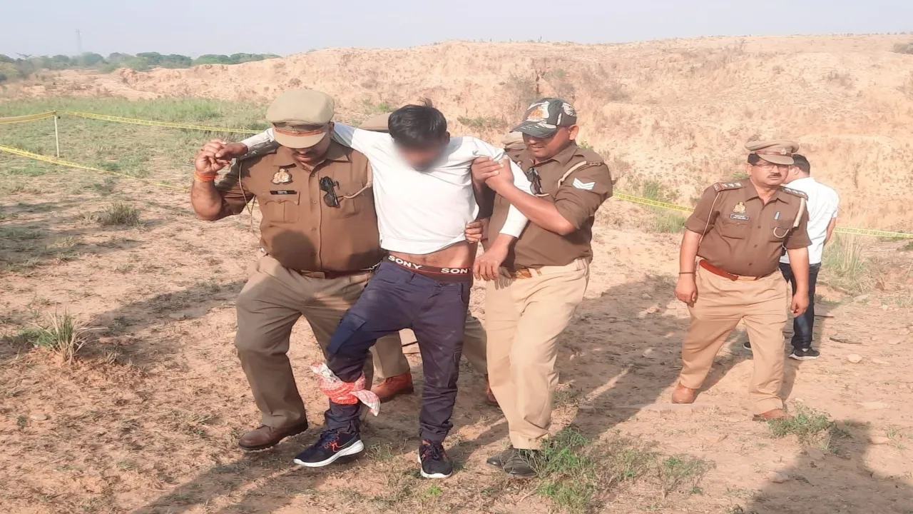 मीरजापुर: पुलिस मुठभेड़ में दो बदमाश गिरफ्तार, पैर में लगी गोली 
