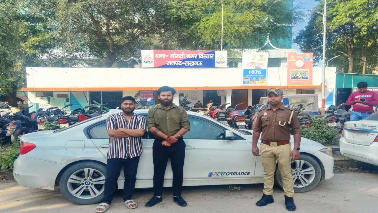 Video: BMW कार से लखनऊ में जानलेवा स्टंट करने वाले युवक हिरासत में, 48 घंटे में पुलिस ने की कार्रवाई 
