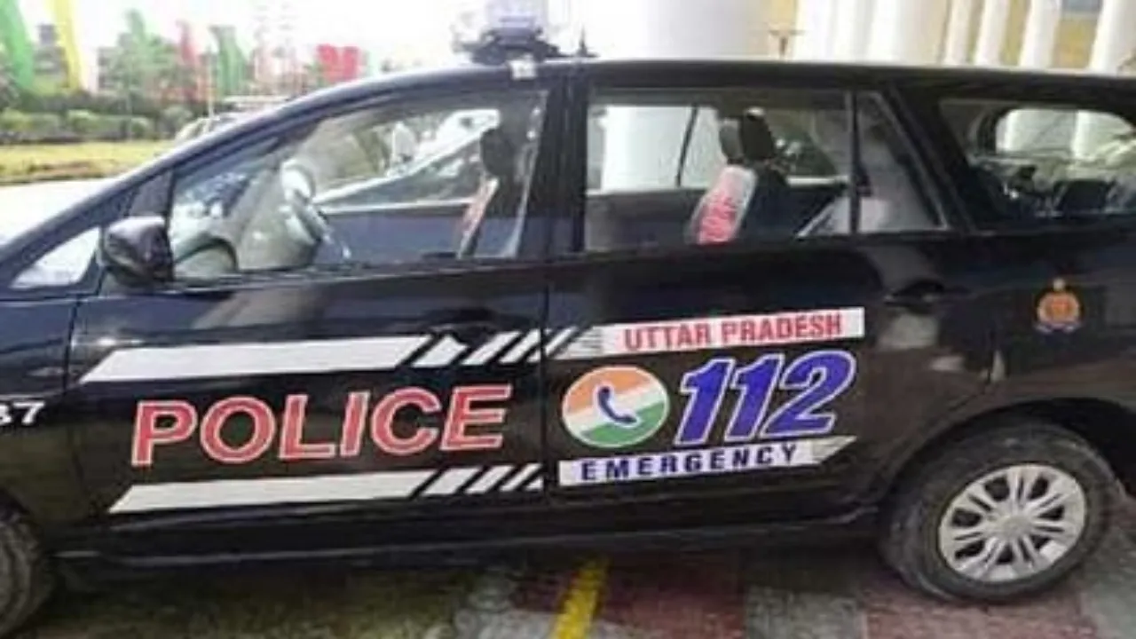 प्रयागराज: पुलिस की पीआरवी गाड़ी लेकर भागा युवक, बाइक सवार को मारी टक्कर 