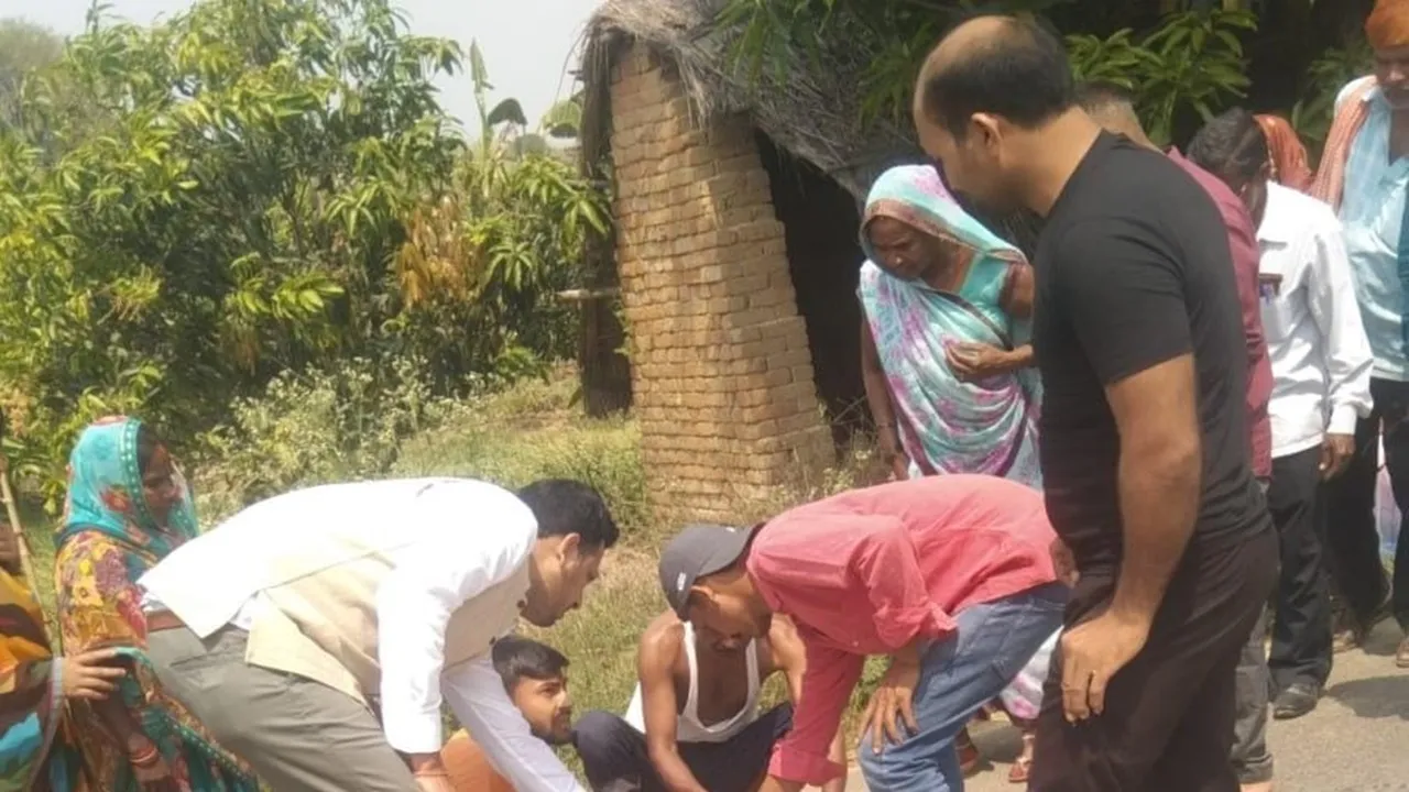 सुलतानपुर: बेकाबू कार की ठोकर से बुजुर्ग की मौत, युवक गंभीर