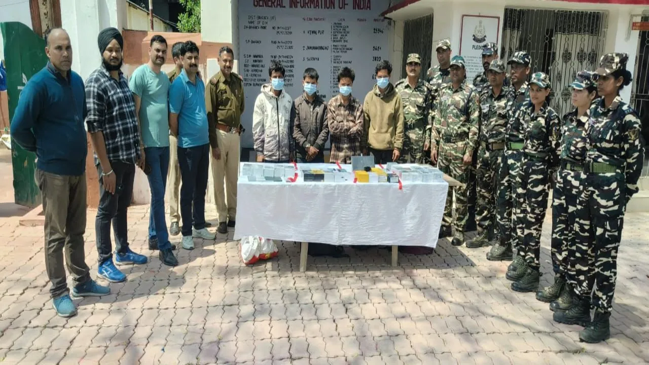 बहराइच: हिमाचल प्रदेश में की चोरी, रूपईडीहा में पकड़े गए चोर 