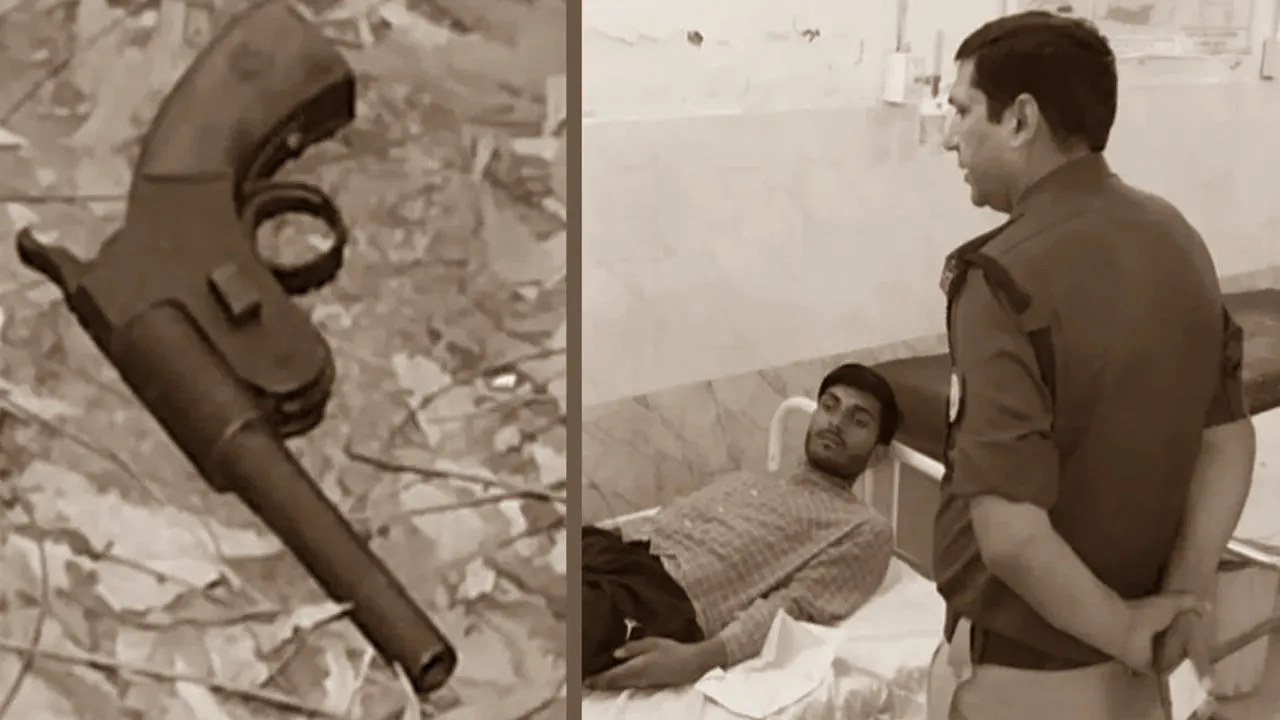 भदोही: जिस हथियार को बरमाद करने पहुंची थी पुलिस, उसी से हत्यारोपी ने की फायरिंग, मुठभेड़ में अरेस्ट