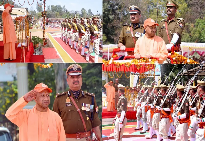 CM Yogi Moradabad Visit : यूपी पुलिस को मिले 2764 नए सब इंस्पेक्टर, मुख्यमंत्री योगी आदित्यनाथ ने ली पासिंग आउट परेड की सलामी