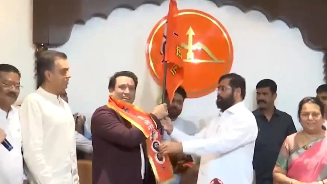 शिवसेना में शामिल हुए गोविंदा, सीएम शिंदे की मौजूदगी में ली पार्टी की सदस्यता