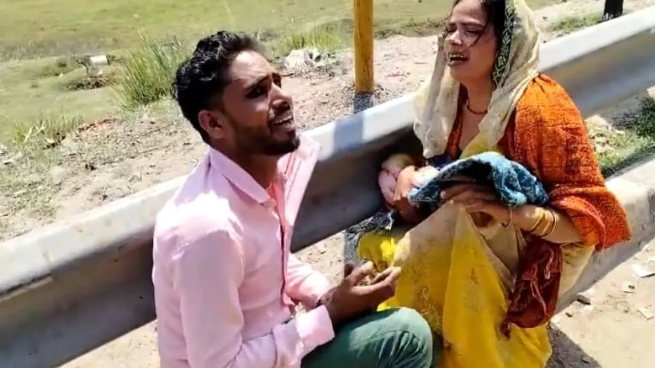 Hamirpur News: कानपुर-सागर हाईवे का जाम बना नासूर, दुधमुंही बच्ची की मौत...दहाड़े मार-मारकर रोने लगी मां