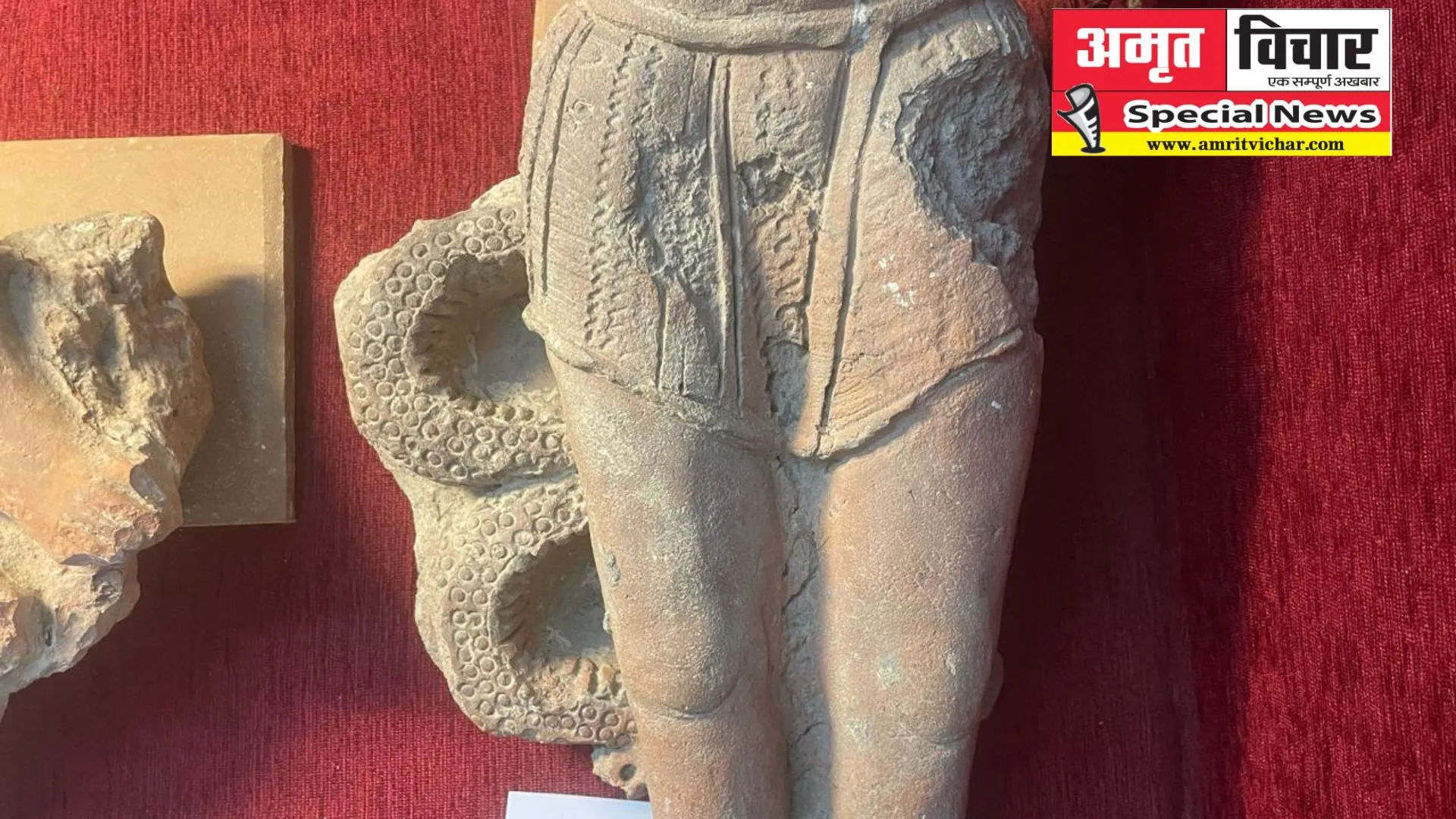 बरेली: अद्भुत नजारा...शेषनाग पर विश्राम की मुद्रा में नजर आ रहे भगवान विष्णु!