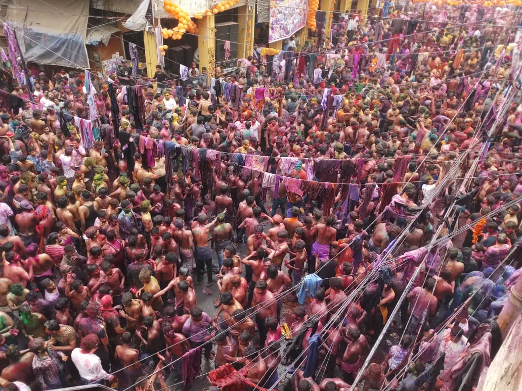 Kanpur Ganga Mela: छतोंं से रंग बरसाते रहे होरियारे...निकला रंग का ठेला, मस्ती में मगन दिखे लोग, कुछ ऐसा होता है शहर का गंगा मेला, देखें- PHOTOS