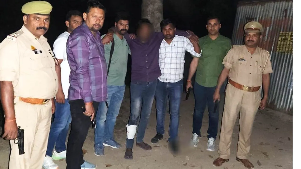 Hamirpur Crime: दोहरे हत्याकांड का मुख्य आरोपी मुठभेड़ में गिरफ्तार...वृद्ध भाई-बहन की लूट के बाद की थी हत्या