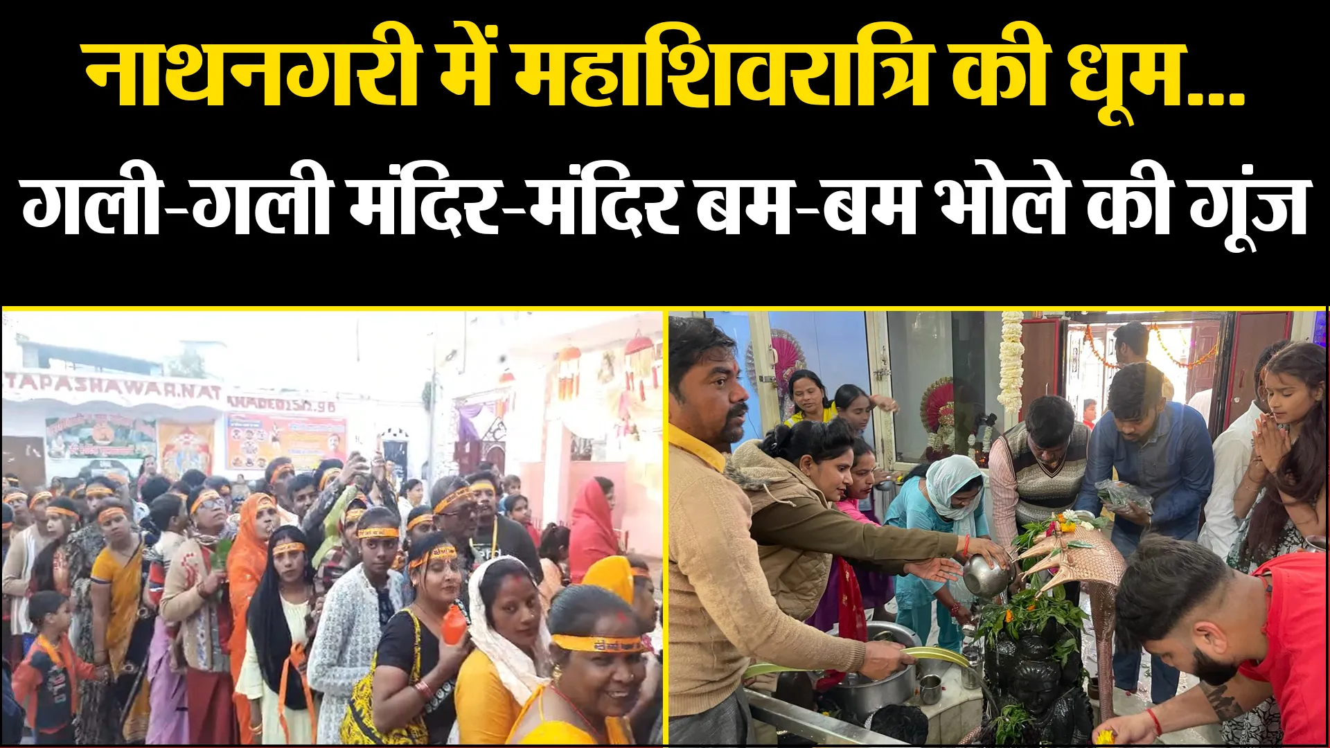 बरेली: नाथनगरी में महाशिवरात्रि की धूम...गली-गली मंदिर-मंदिर बम-बम भोले की गूंज