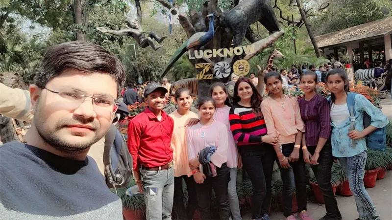 बहराइच: परिषदीय स्कूल के छात्रों ने चिड़ियाघर की सैर कर पशु-पक्षियों की ली जानकारी