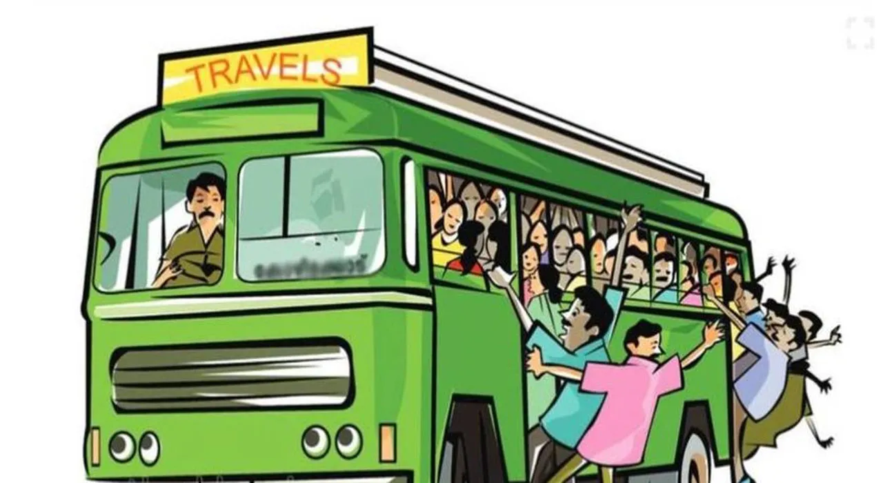लखनऊ: होली पर भीड़ के चलते खूब दौड़ी डग्गामार बसें, संचालकों ने काटी चांदी