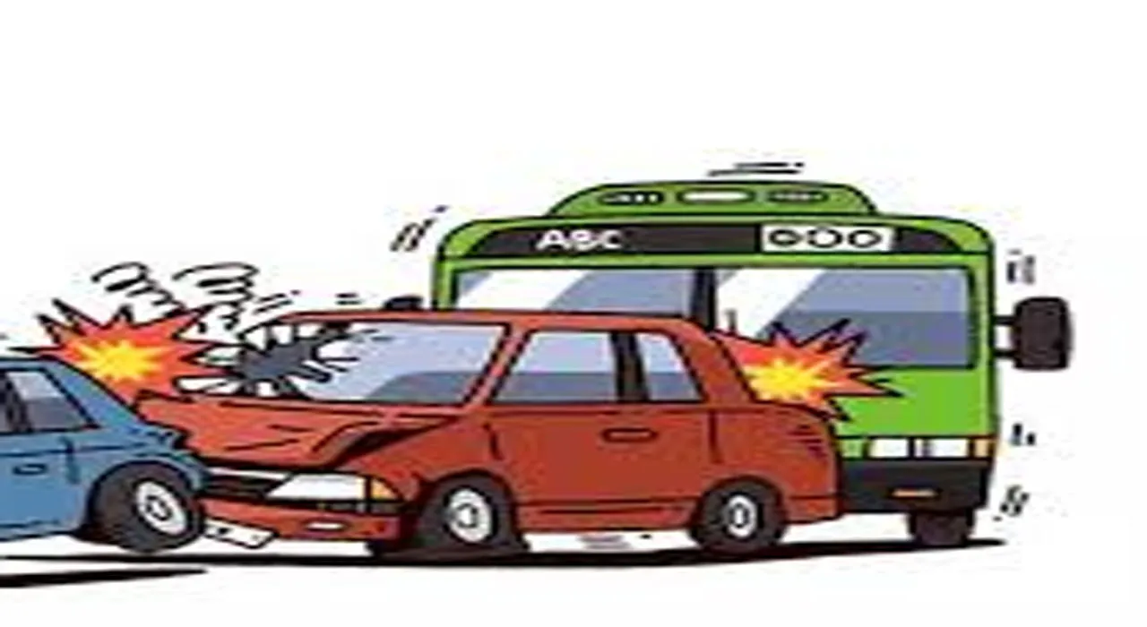 प्रयागराज: बस-कार की आमने सामने हुई टक्कर, एक की मौत, एक दर्जन घायल