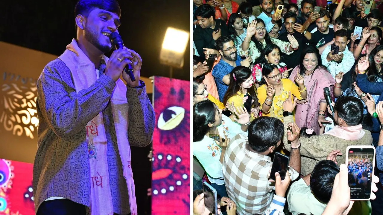 Unnao: इंडियन आइडल विजेता वैभव के गीतों पर झूमे दर्शक; वैभव ने वोट देकर जिताने के लिए शहर के लोगों का किया धन्यवाद 