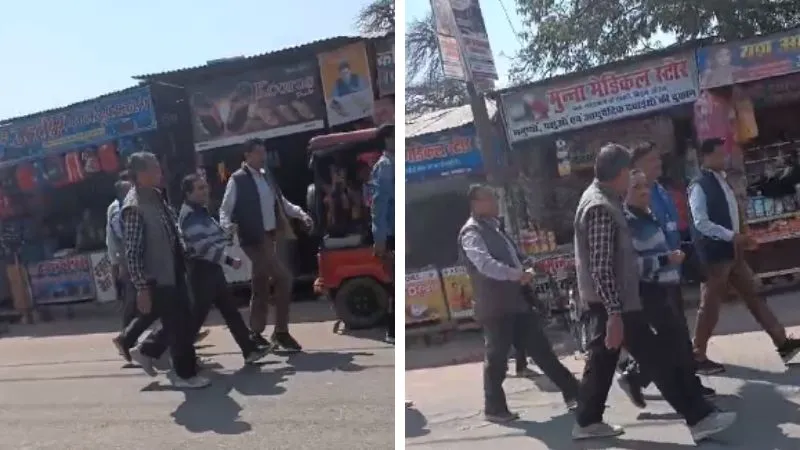 Auraiya: एंटी करप्शन टीम ने खंड शिक्षा अधिकारी को रिश्वत लेते किया गिरफ्तार...टीम बिधूना कोतवाली ले गई, देखें- VIDEO