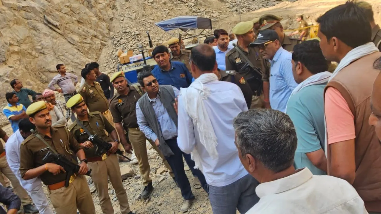 खदान हादसा महोबा