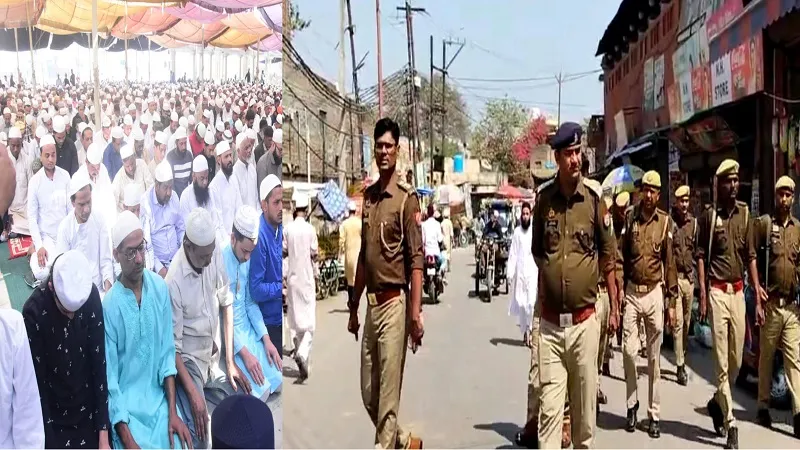 मुरादाबाद : CAA लागू होने के बाद अदा की गई जुमे की पहली नमाज, सुविधा और सुरक्षा में अलर्ट रही पुलिस