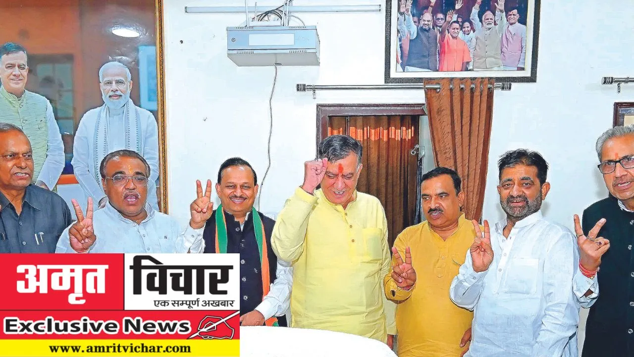 Exclusive: भाजपा संगठन ने ‘केवट’ बनकर संभाली कमान; प्रत्याशी रमेश अवस्थी ने वरिष्ठ नेताओं के घर जाकर की भेंट